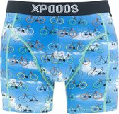 XPOOOS bike trip boxer blauw - XL
