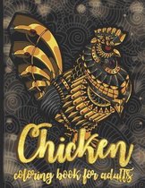 Chicken Coloring Book For Adults