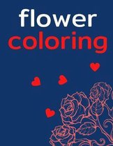 Flower coloring Design