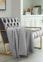 Ephemeris Soft Single Blanket - Stone Grey 150x200cm Single Person. Vleermuis. Steengrijs