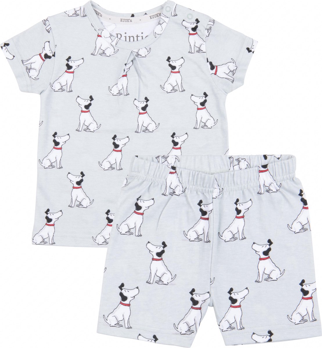 Kuuk'n Rintje Grijs Korte Pyjama maat 74/80 2020429