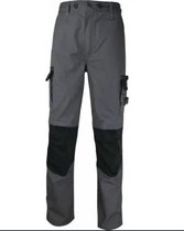 Delta Plus Werkbroek met Kniezakken – Mach M5 – Grijs/Geel maat XXL
