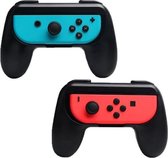 Grip Set - Geschikt voor Nintendo Switch Joy-Con  - Controller Grip Set - Zwart