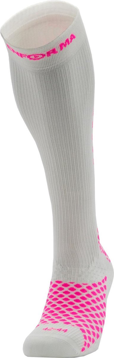 Enforma Compressiekousen - Wit - Unisex - Maat 36-38 - Hoge Compressie - Voor Hardlopen & Sport