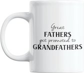 Studio Verbiest - Mug - Opa / Grand-père / Grand-père - Les grands pères sont promus grands-pères (14) 300ml