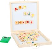 Small Foot - Koffer schoolbord/magneetbord - Rekenen en schrijven