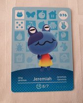Amiibo animal crossing new horizons origineel Eu Jeremiah 076 kaart
