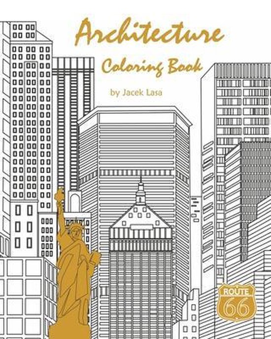 Architecture Coloring Book, Jacek Lasa 9781702093262 Boeken