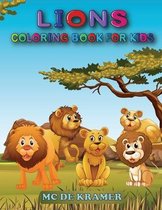 Lions coloring book for kids
