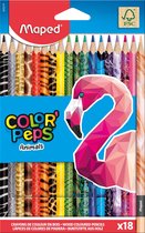 Kleurpotlood maped color'peps dieren