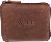 Wild Leaher Only !!! Portemonnee Heren Hunter Leder Bruin ( WHRS--034-15)