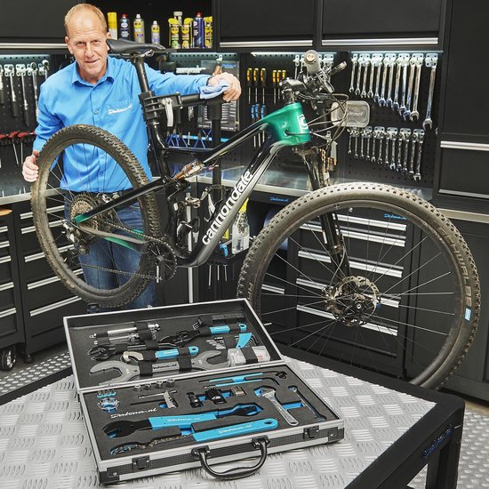 CRIVIT Set d'outils pour vélo avec boîte, 20 pièces