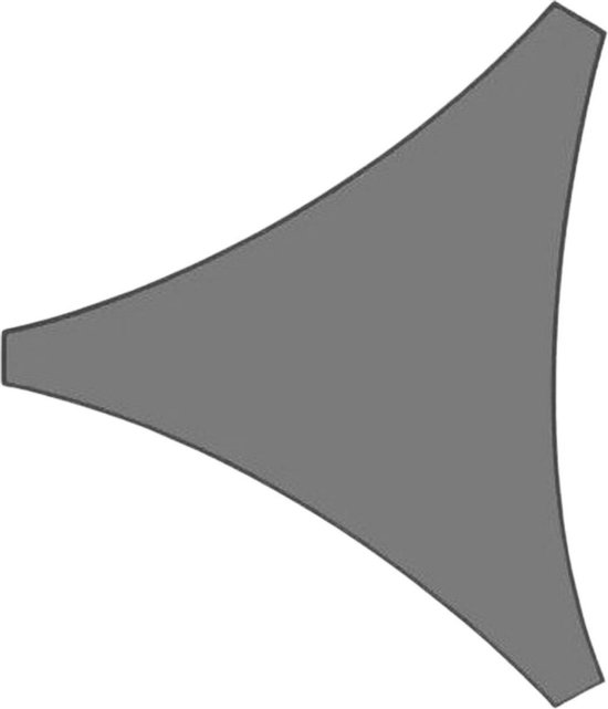 Schaduwdoek, waterafstotend, 3.6 x 3.6 x 3.6 m, 160 g/m², polyester, driehoek, crème | Webshop