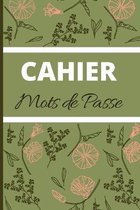 CAHIER Mots de Passe