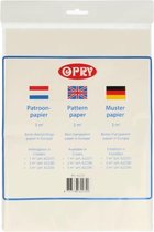 Opry patroonpapier 3m2