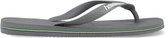 Havaianas Brasil Logo Heren Slippers - Steel Grey/Steel Grey - Maat 39/40
