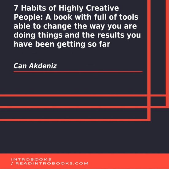 7 Habits of Highly Creative People: A book with full of tool ... - cover