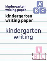 kindergarten writing paper