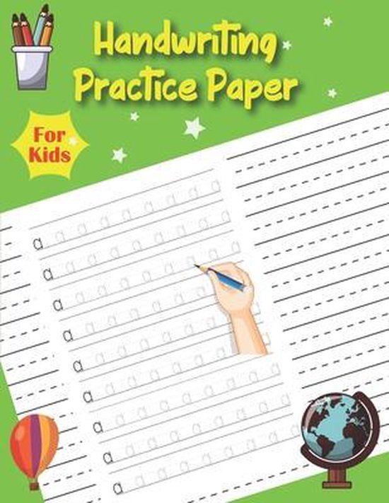 Handwriting Practice Paper For Kids - cover