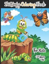 Butterfly Coloring Book for Kids 3 Years Old