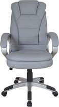 Chaise de bureau - chaise de direction - réglable de manière ergonomique - rembourrage extra épais - gris