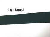 kledingelastiek, Elastiek band beste kwaliteit 4 cm breedte X 3 meter lengte, ( Donkergroen ) kleur!