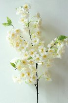 BaykaDecor - Kunst Kersentak - Woondecoratie - Kunsttak - Sakura Artificial Kersenboom - Bloesem -  Paastak - Champagne - 100 cm