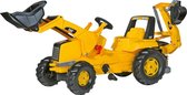Rolly Junior CAT Traptractor - Inclusief voor- en achterlader - Buitenspeelgoed - Tractor Speelgoed
