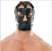 Rapture - Leather Mask - echt leren Masker - voor de stoere Man - gave Cadeaubox - tz-003