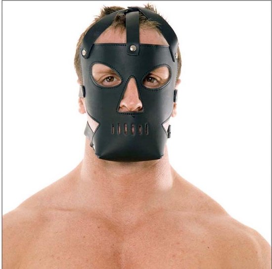 Recyclen Nieuw maanjaar Onderbreking Rapture - Leather Mask - echt leren Masker - voor de stoere Man - gave  Cadeaubox - tz-003 | bol.com