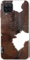 Casetastic Samsung Galaxy A12 (2021) Hoesje - Softcover Hoesje met Design - Roan Cow Print