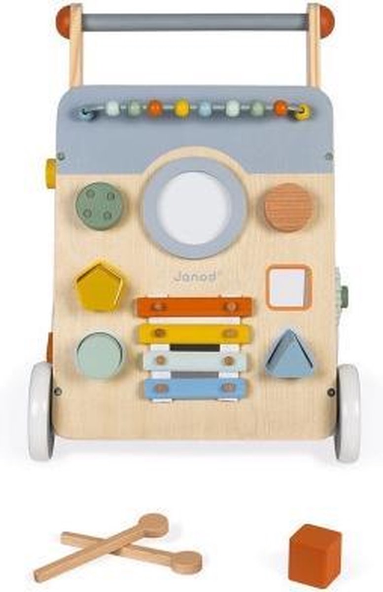 Janod - Sweet Cocoon - Multi-activiteiten loopwagen — afbeelding 4