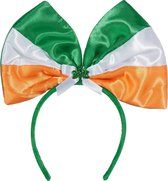 dressforfun - St. Patrick’s Day Hoofddeksel strik in Ierse kleuren - verkleedkleding kostuum halloween verkleden feestkleding carnavalskleding carnaval feestkledij partykleding - 3