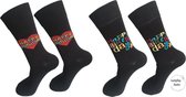Verjaardag cadeautje voor hem en haar - Jarig Sokken - Leuke sokken - Vrolijke sokken - Luckyday Socks - Sokken met tekst - Aparte Sokken - Socks waar je Happy van wordt - Maat 41-