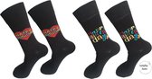 Verjaardag cadeautje voor hem en haar - Jarig Sokken - Leuke sokken - Vrolijke sokken - Luckyday Socks - Sokken met tekst - Aparte Sokken - Socks waar je Happy van wordt - Maat 41-47