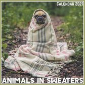 Animals in Sweaters Calendar 2021: Official Animals in Sweaters Calendar 2021, 12 Months