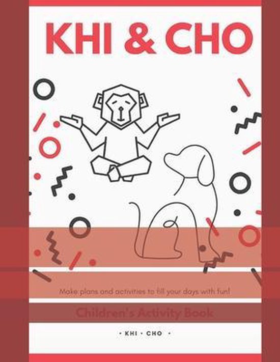 Khi and Cho's Children Activities Book - cover