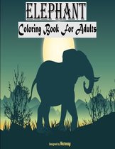 Elephant Coloring Book For Adult