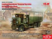 1:35 ICM 35602 Leyland Retriever General Service (early) WWII British Truck Plastic Modelbouwpakket