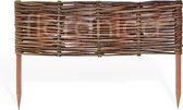 Natuurlijke tuinafscheiding: 1 element (20 cm hoog) - Hek in 25 verschillende maten, gazonrand, rieten hek - geimpregneerd - Lengte: 50 cm