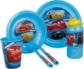 Cars servies - 6 delig - Cars serviesset - blauw