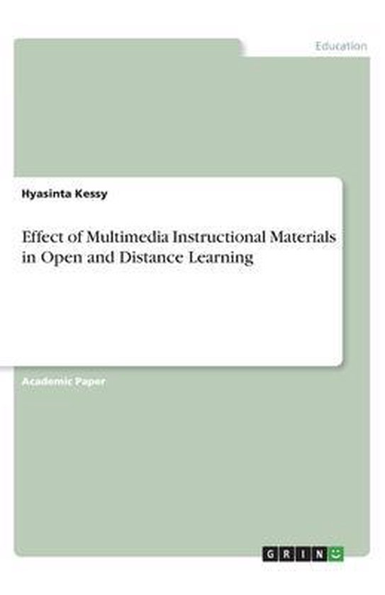 Effect of Multimedia Instructional Materials in Open and Distance