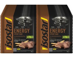 Isostar | Energy Sport Bars | Ontbijtgranen & Chocolade | 20 x 3 x 35 gram | Voor langdurige energietoevoer