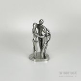 Sculptuur Samen Sterk - Gestileerd - Vriendschap - Beeld Collega`s - Luxe Geschenk - Krachten Bundelen - Handgemaakt