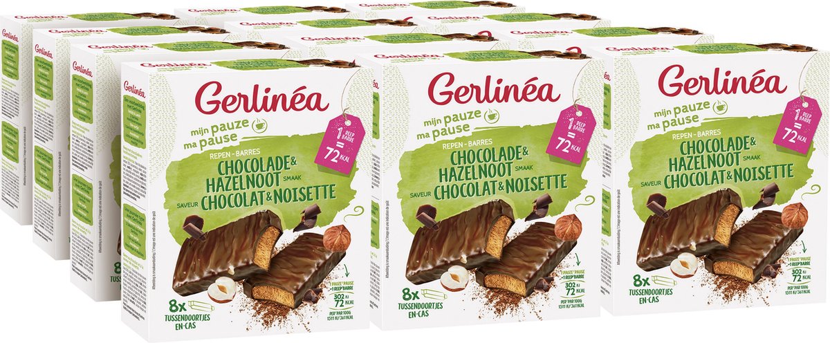 Gerlinea Crusty Snack Chocolat Pure 6 x 102 gr