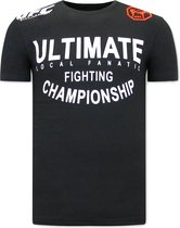 UFC Ultimate Heren Tshirt  - Zwart