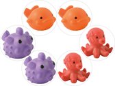 Zeedieren pittenzak set van 6 stuks