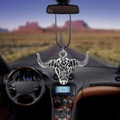Missan: Raamhanger Horn/Bull Hoog Kwaliteit / Ketting / Spiegelhanger auto / Autospiegel hanger