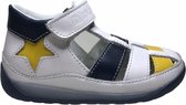 Falcotto velcro gele ster gesloten lederen sandalen Downey Wit navy mt 18