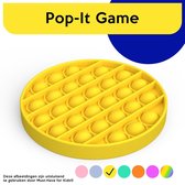 Must-Have for Kids® | Pop It "Geel" Rond - Pop It Fidget Toy - Fidget Toys - Fidget Cube - Simple Dimple